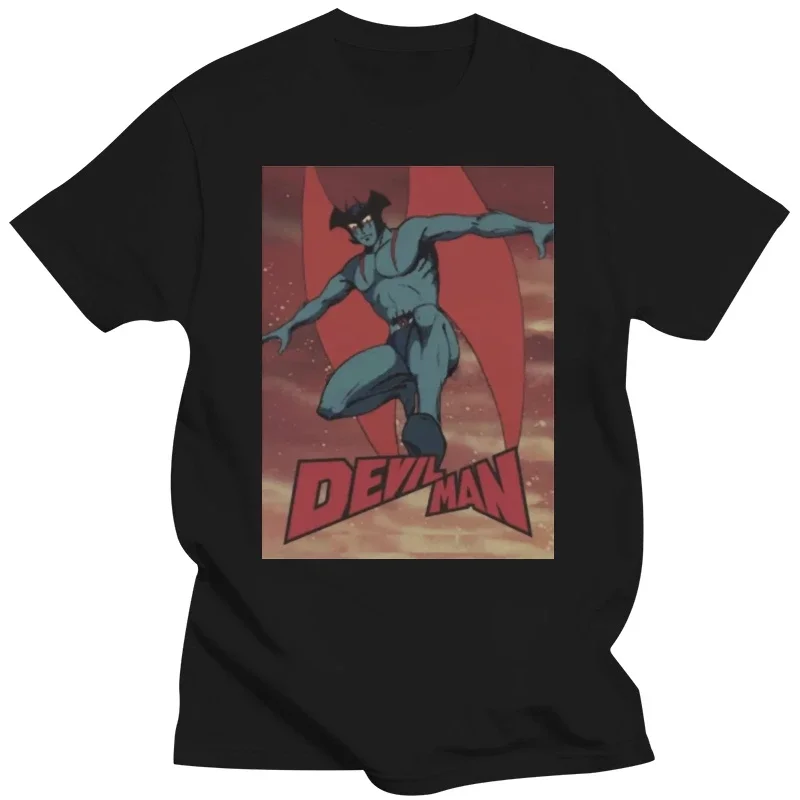 T-Shirt Maglia Devilman Uomo Diavolo Cartone Anni 80 - 1 - S-M-L-Xl Short-Sleeved Tee Shirt