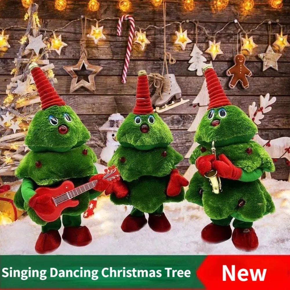 

Party Accessories Early Education Kids Toys Christmas Tree Electric Music Doll Welcome Doll Stuffed Toys Christmas Dancing Doll