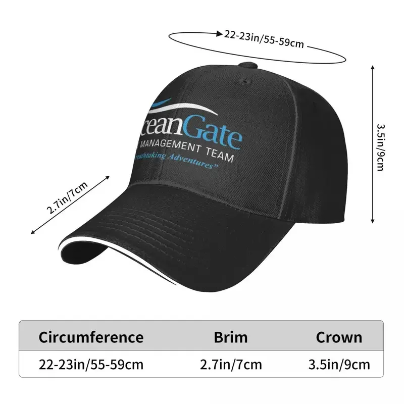 Summer OceanGate Risk Management Baseball Cap Unisex Breathtaking Adventures Daily Running Golf Caps Hat