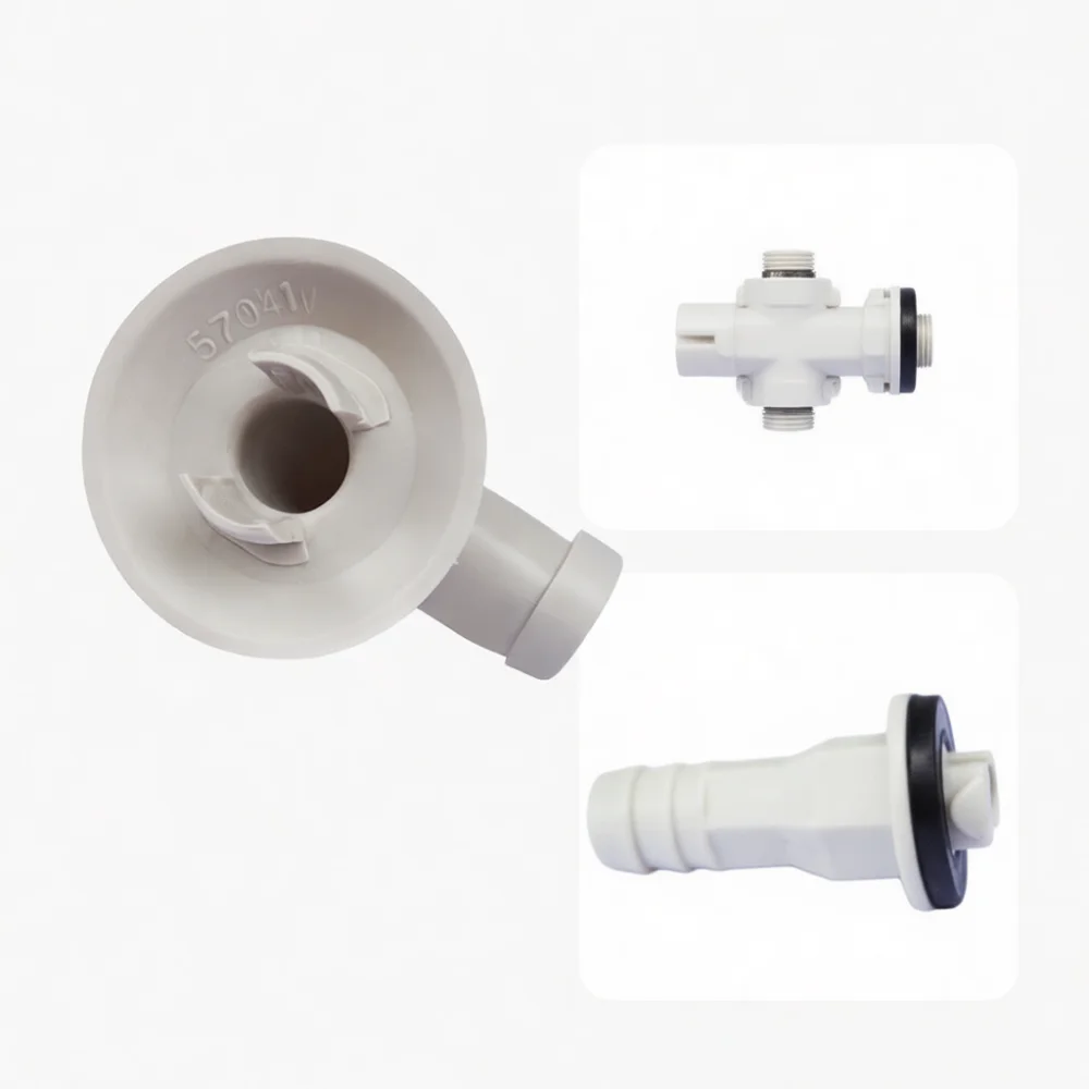 External AC Unit Drain Connector Adapter Pipe Outlet Extension Fitting Condensate Water Discharge Drainage Parts