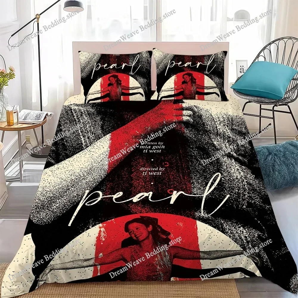 Horror Movie Pearl Duvet Cover Set Home Style Bedding Soft Laundry Cotton Bed  Student Dormitory GiftFQH