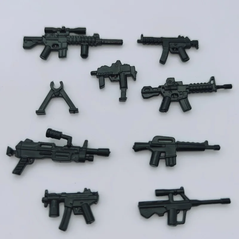 Military Army Special Forces Guns Bricks Weapon Pack Pieces Soldiers Parts DIY MOC Accessories Compatible Building Blocks Toys