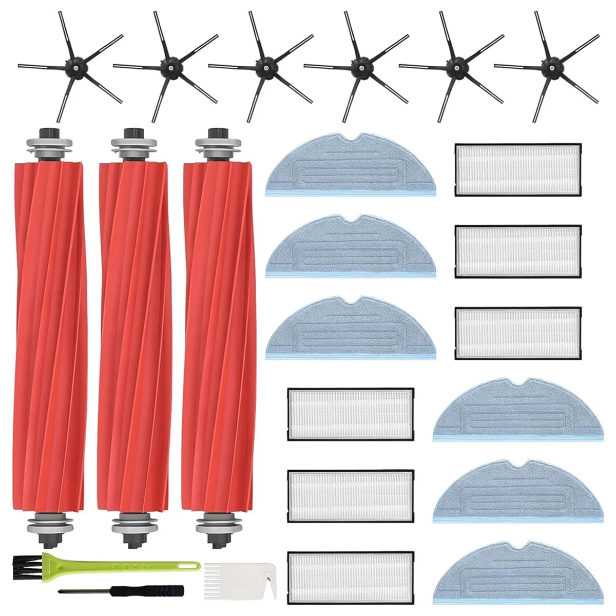 Voor Roborock S7 S7 Plus S7 Pro Ultra S7 Max Ultra S7 Maxv Ultra Vacuüm Hoofdborstel Hepa Filter Mop Doek Stofzakken