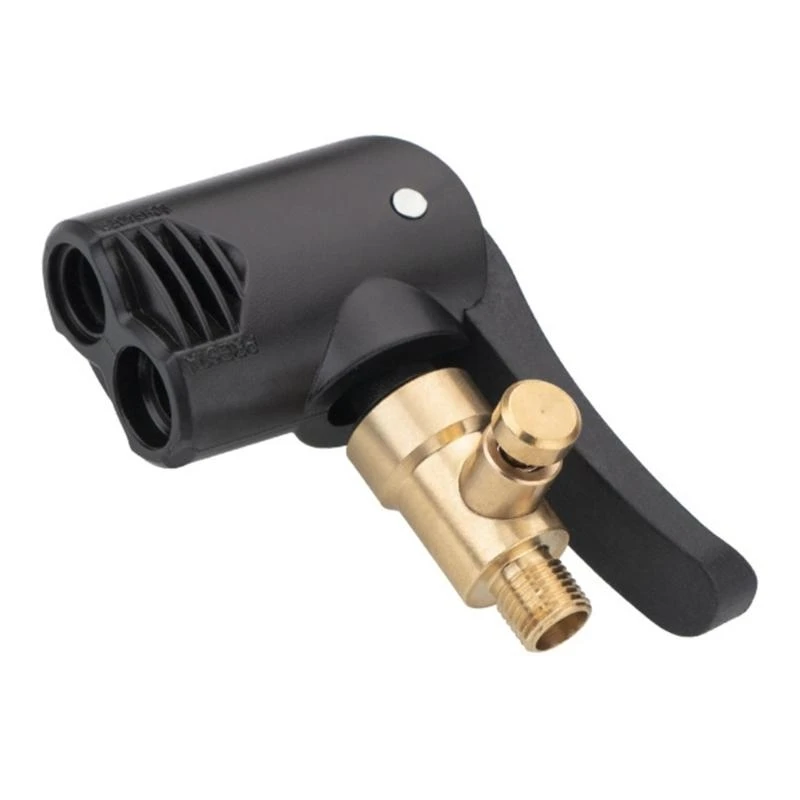 

12QM Portable Air Chuck Adapter Fit for Bike Tires Features Double Head Designing Efficient Use In Road Trips And Emergencies