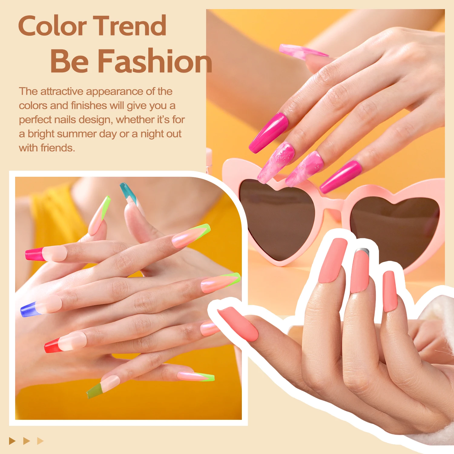 49pcs Gel Nail Polish Kit with 45 Colors Gel Polish 4 Base Glossy Top Matte Top Coat Nail Primer for Nail Art Design Gift Set