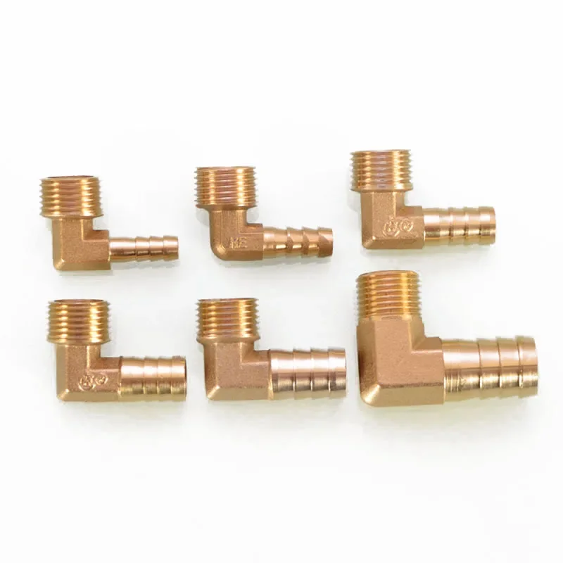Pagoda Connector Pipe Fitting 6 8 10 12 14mm Brass Joint Hose Thread Diameter 1/4 1/8 1/2 3/8 for Air Compressor Gas Water Pipe
