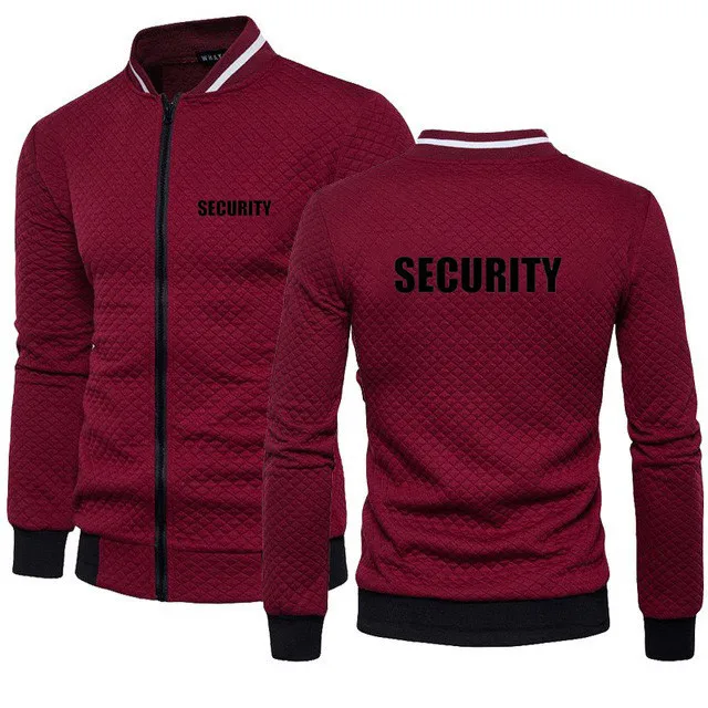 Spring and Autumn Men\'s Security Outdoor Casual Fashion Zipper Jacket Coat