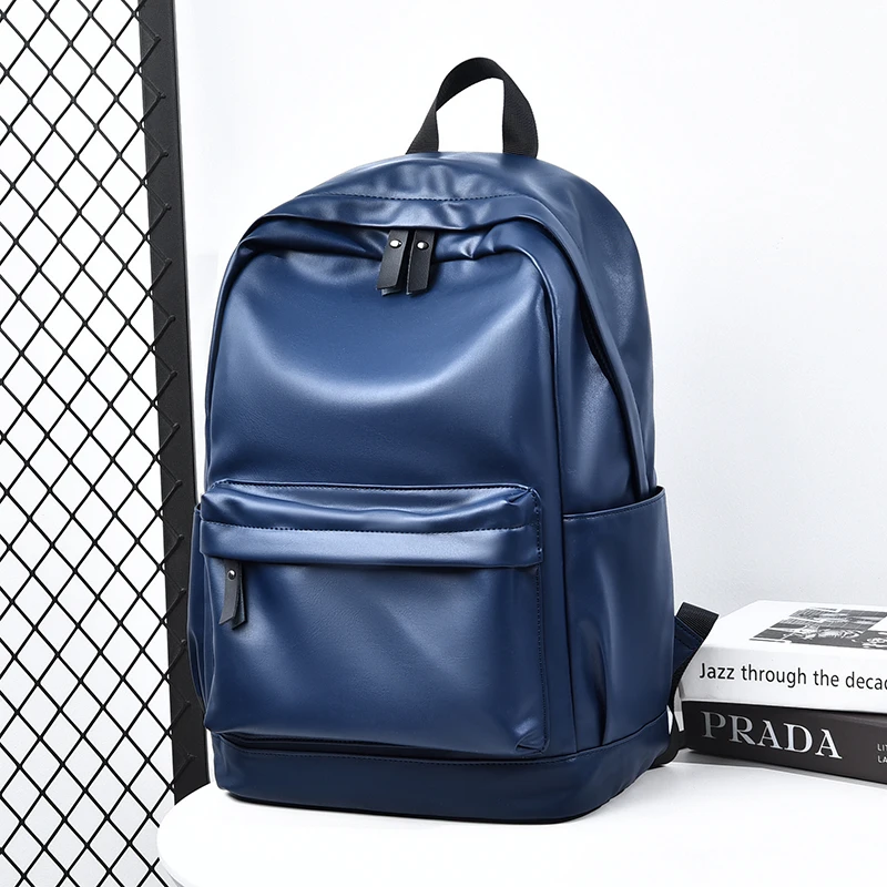Borsa da viaggio casual in tinta unita da uomo borsa a tracolla zaino borsa da scuola sac à dos homme mochila mochilas de hombre рюкзак