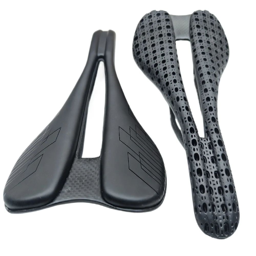 

Подушка с 3D-принтом, езда на шоссейном и горном велосипеде, короткое седло из углеродного волокна, мягкая/дышащая/водонепроницаемая подушка для сиденья унисекс