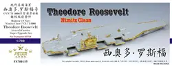 Five star FS700155 1/700 Modern US Navy Theodore Roosevelt for Trumpeter 05754