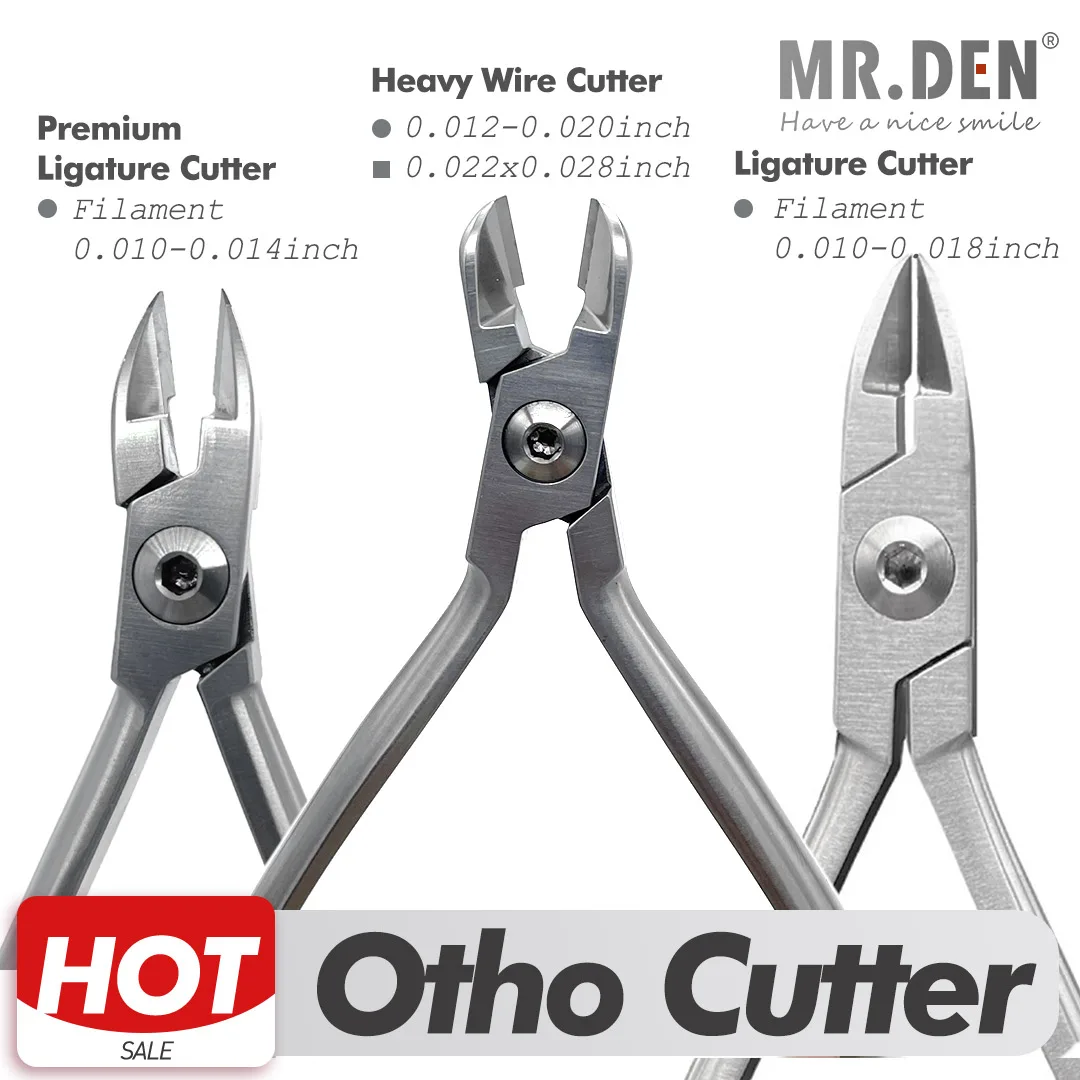 MR DEN Othodontic Plier NiTi Wire Cutter Premium Ligature Cut Plier Mini Light Wire Cutter Orthodontic Surgical Instruments