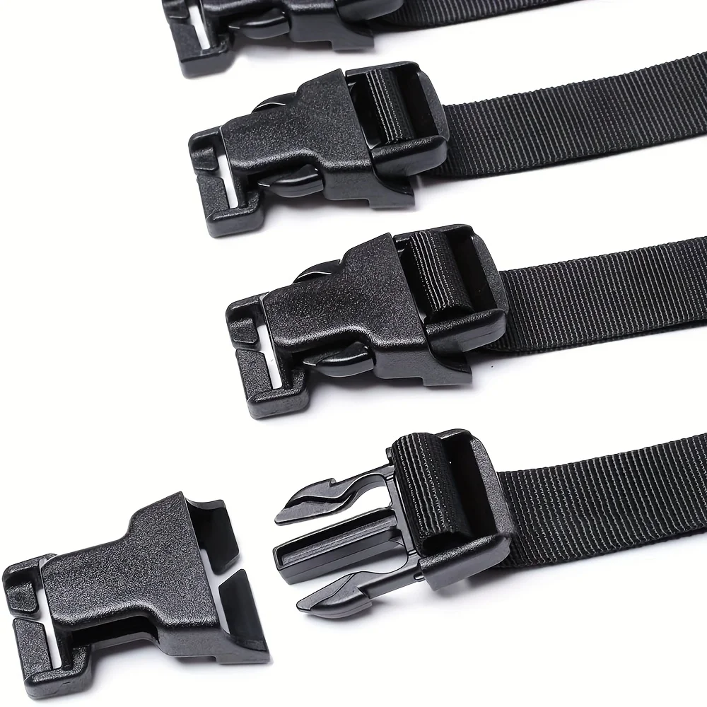 Tactical Molle Backpack Straps Adjustable Fastening Strap Molle Pack Attachment Strap with Buckle Outdoor Backpack Accessories