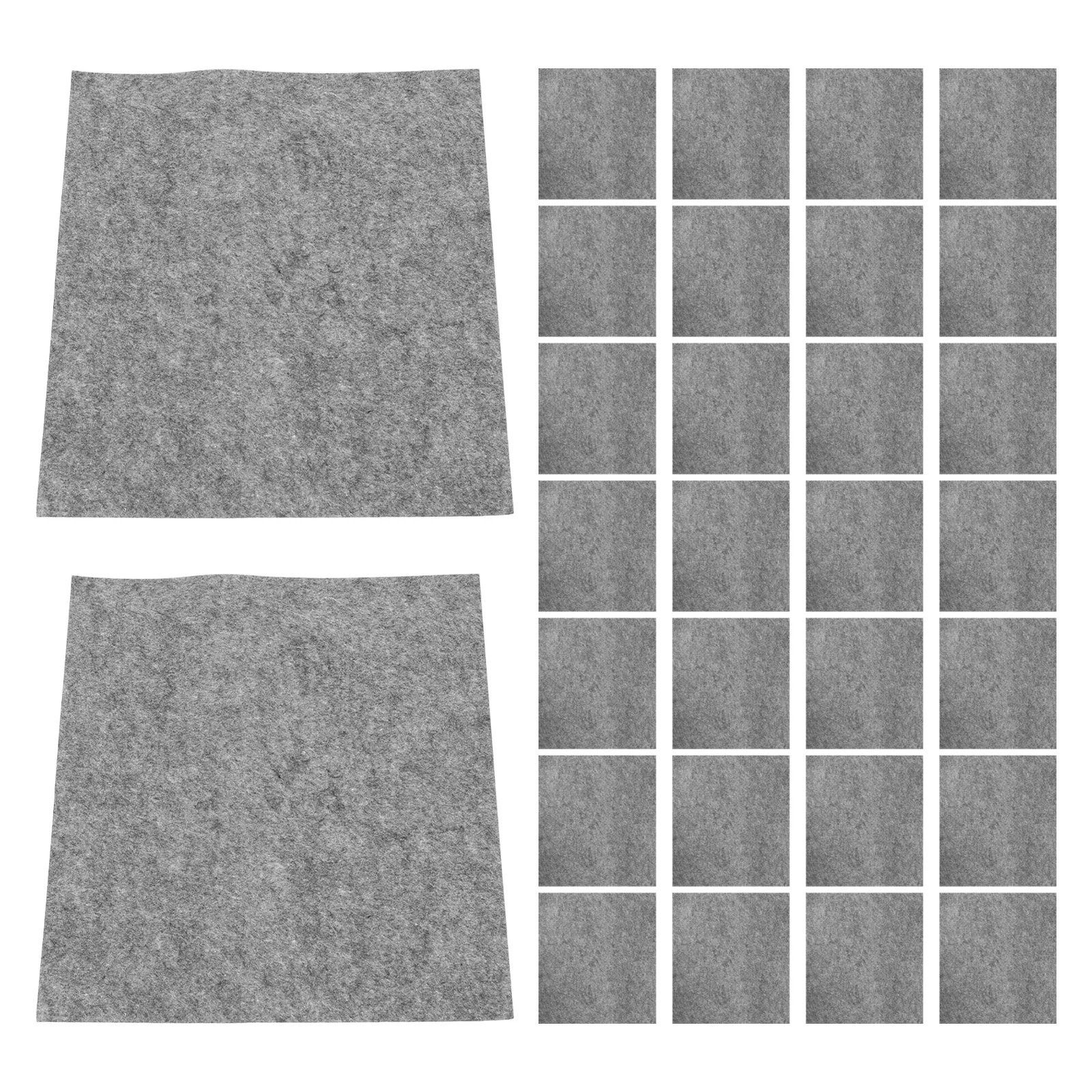 

30Pcs Felt Bird Cage Disposable Liners Water Absorbent Precut Pads for Parrot Rabbit Chicken Nest Cage Birdcage Felt Liners