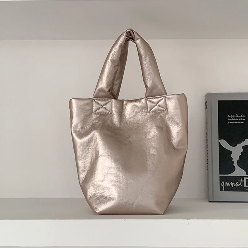 Bolso tipo cubeta de cuero suave para mujer, cartera elegante de alta calidad, Color sólido, bolso de hombro, tendencia femenina, 2023