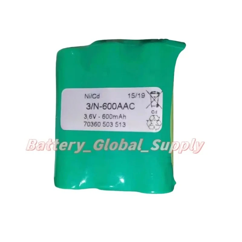 

Совместимая батарея 3-N-600AAC 3.6V 600mAh 70360 503 513, 1 шт., абсолютно новая.