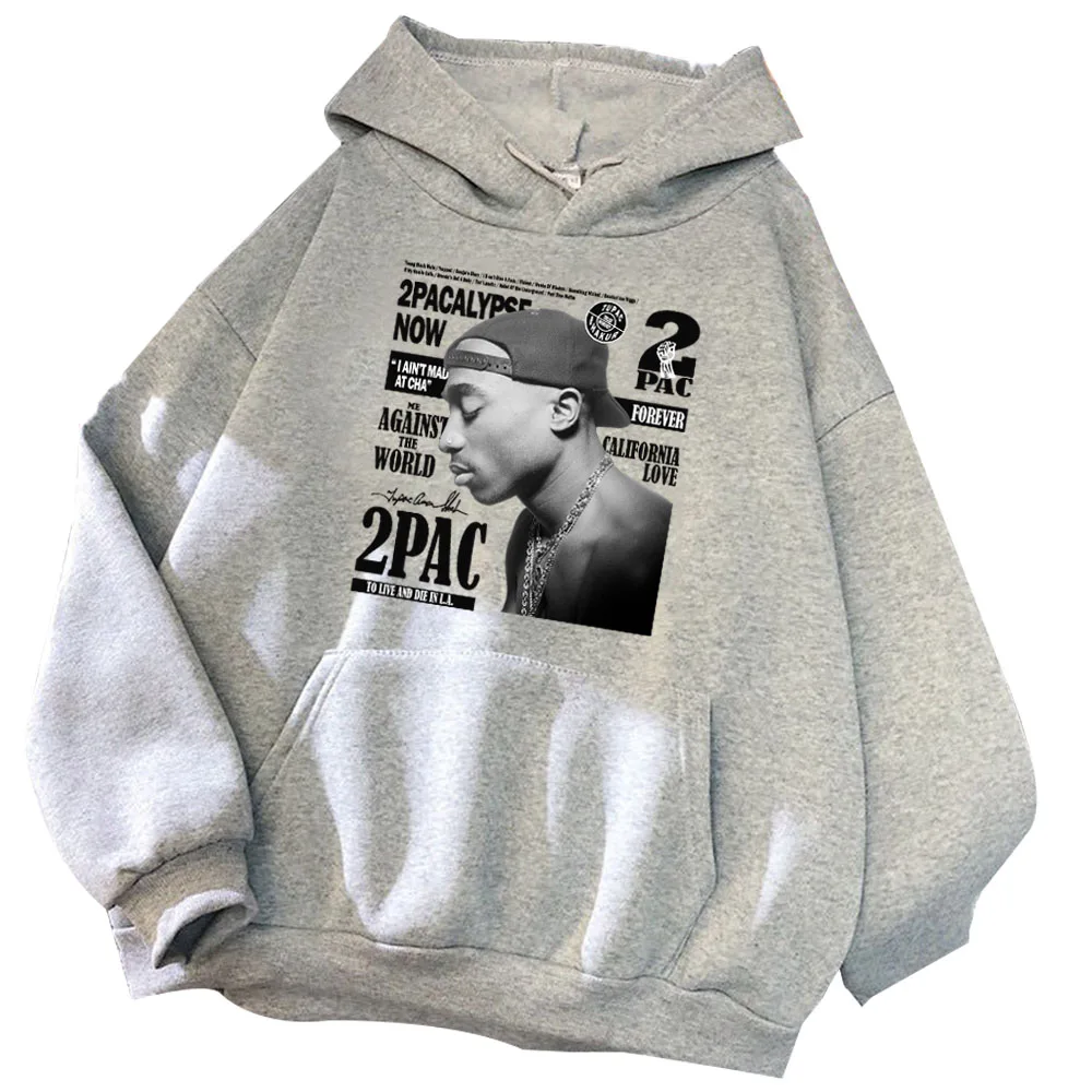 Tupac Shakur 2pacalypse Music Hoodie Tupac Shakur Fan Hoodie Unisex Harajuku Long Sleeve Sweatshirts