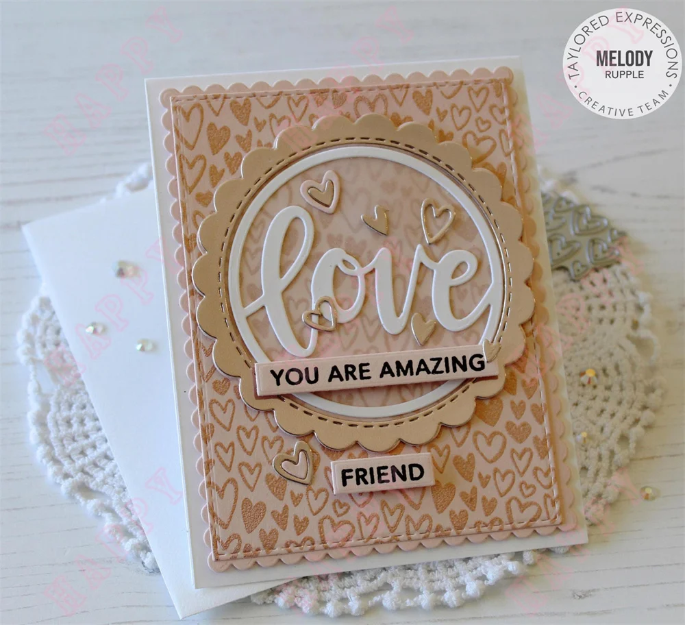 Metal Cutting Dies Stitched Frame Stacklets For 2022 New Scrapbook Diary Decoration Embossing Template Diy Greeti Card Handmade