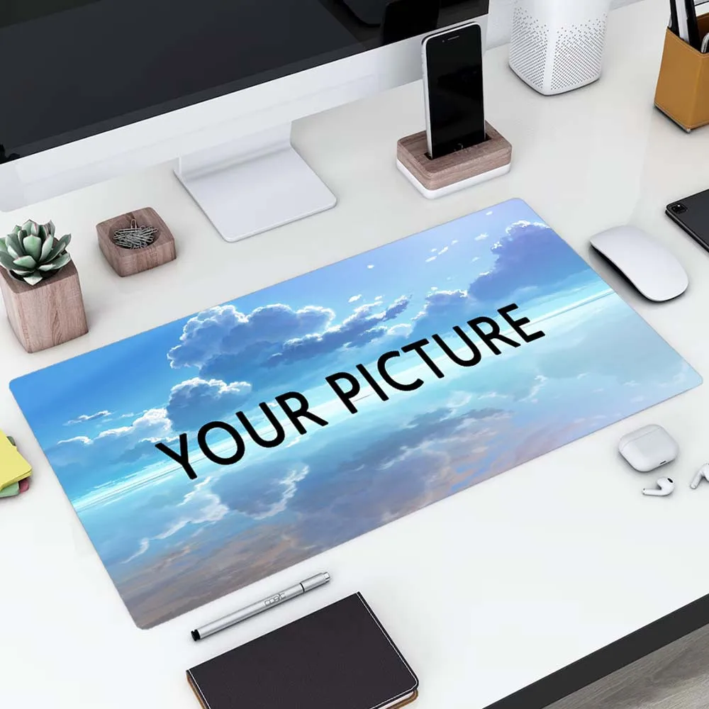 

DIY Custom Mousepad Customize Your Own Image Pattern Extended Desk Pad Non Slip Waterproof Gaming Mouse Mat for Home Office