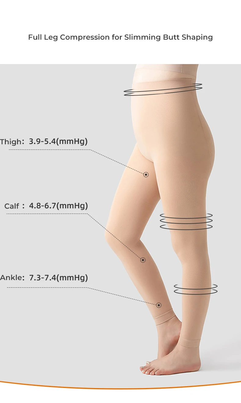150g Damen Plus Size Strumpfhose Körper gewicht 80kg kann weich sein hohe Elastizität fußlos nackt schwarz Kompression strümpfe Bein tragen – Detail 3