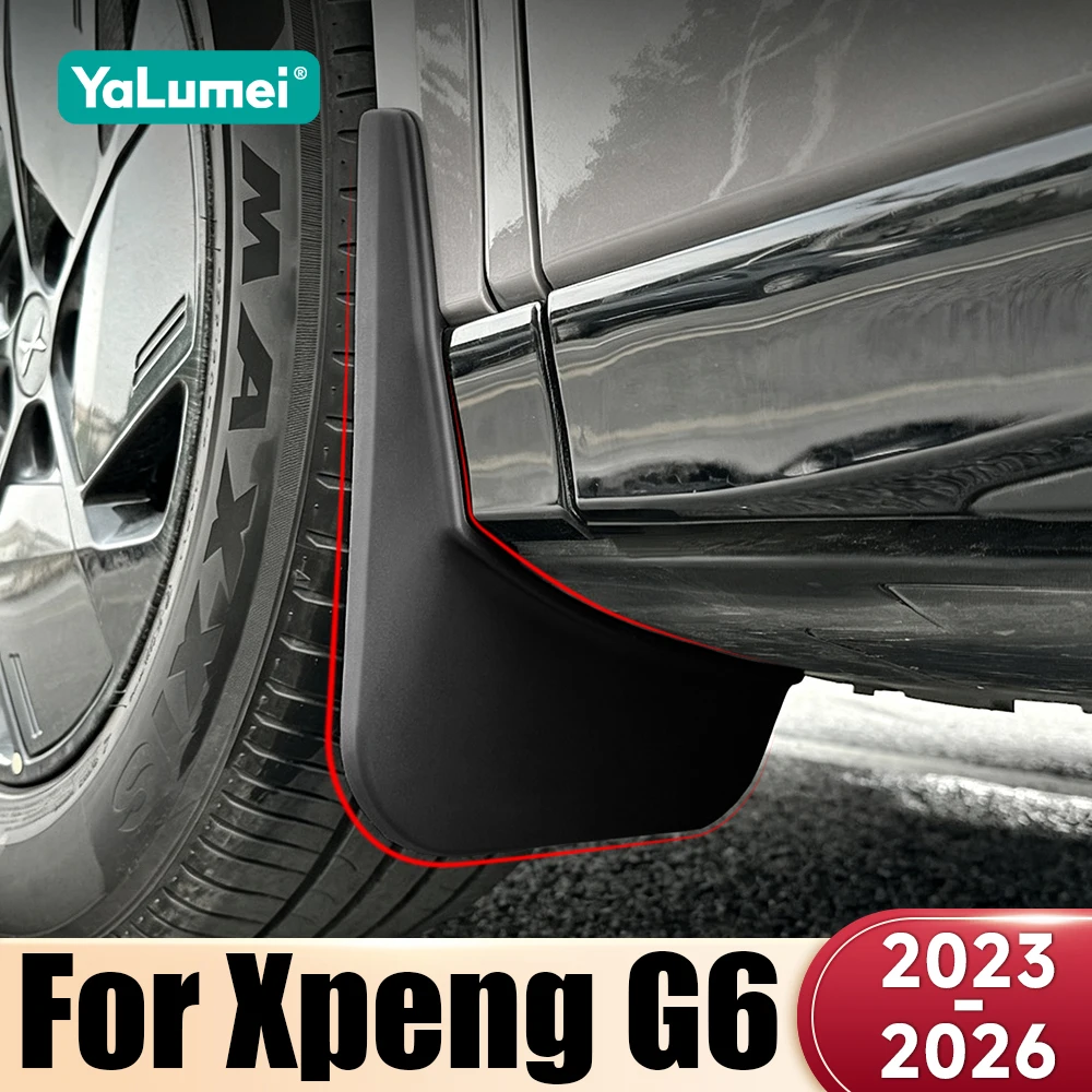 ABS Car Mudflaps Fender Mud Guard Splash Flaps Mudguards For Xpeng G6 2023 2024 2025 2026 Exterior Protector Accessories