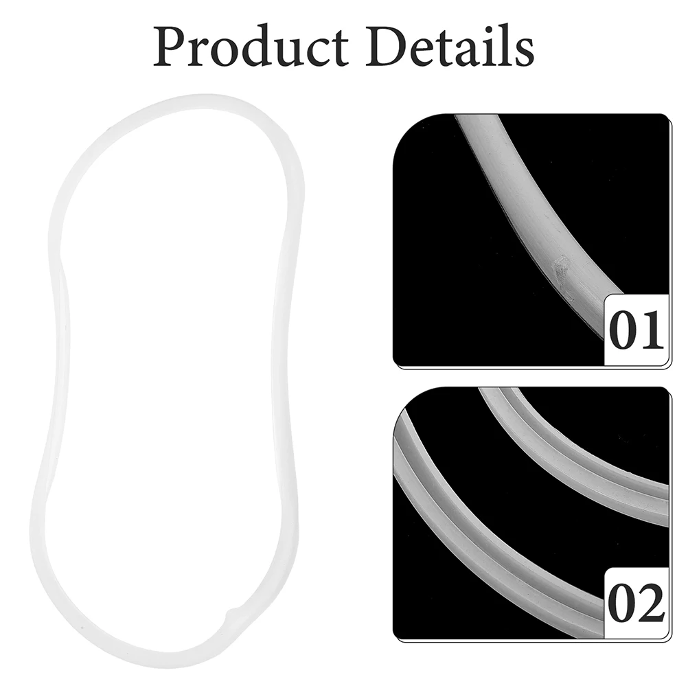 

Soup Bucket Seal Rings Stainless Steel Silicone Sealing Ring Reusable Elastic Lid Ring Leak Proof Heat Resistance Kitchen