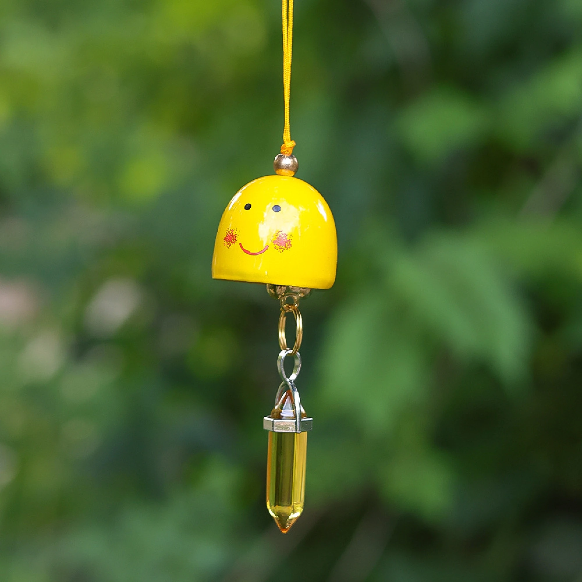 Wind Chime Bell Cartoon Icicle Hanging Decorations Metal Bell Handbag Charm