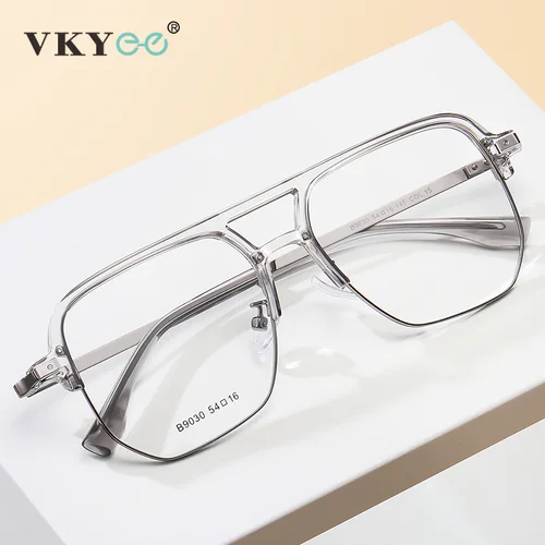 Imagen 2 del producto VICKY, nuevos modelos de gafas de lectura con luz azul para hombre de diseño Simple personalizado, se pueden personalizar con prescripción 9030