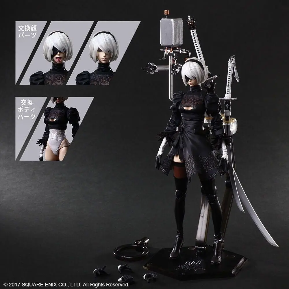 

Экшн-фигурка из ПВХ «Play Arts Kai NieR:Automata 2 Тип B 2B»