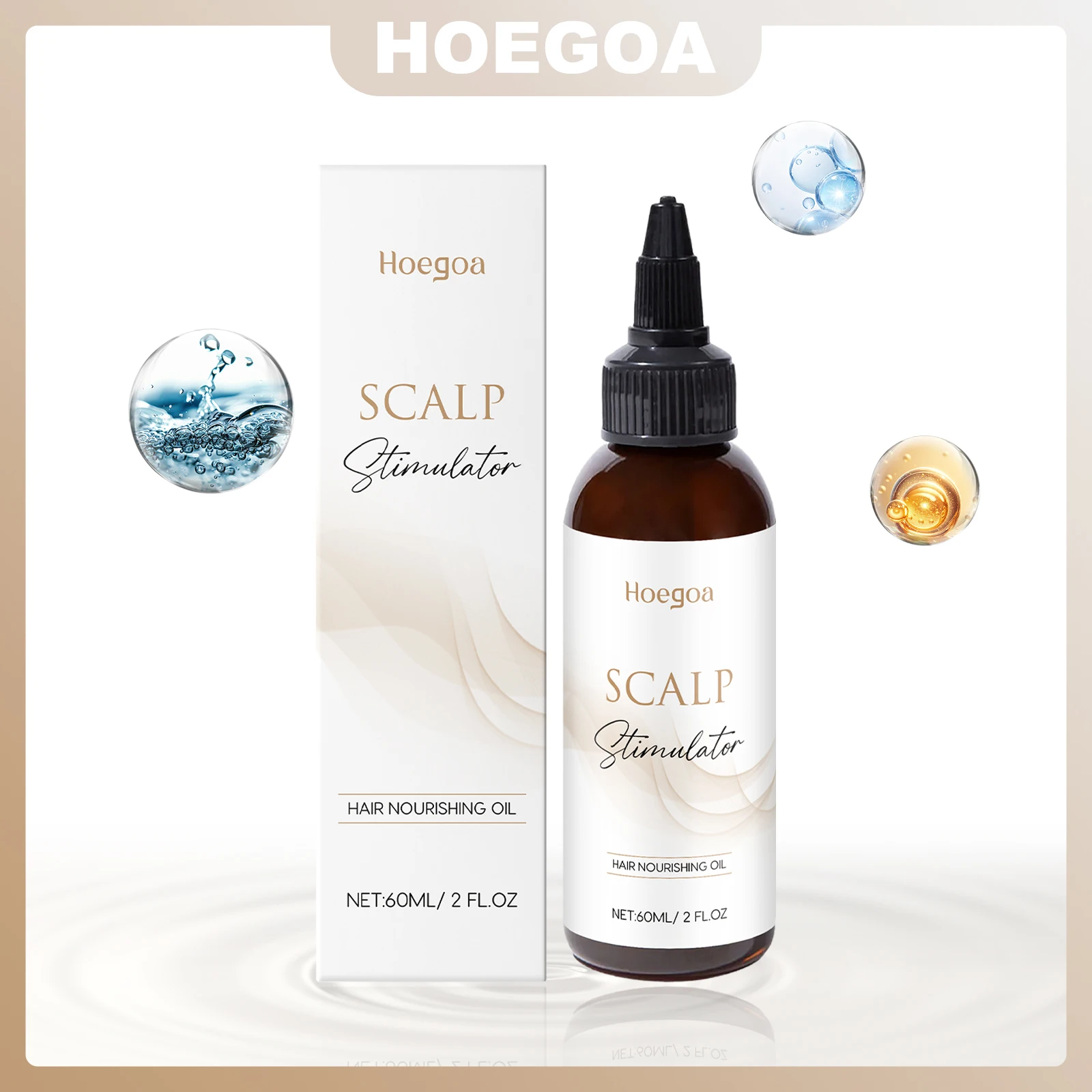 HOEGOA 密毛エッセンシャルオイル 頭皮の血行促進 育毛促進 毛根の栄養補給 ダメージヘアの修復 抜け毛防止