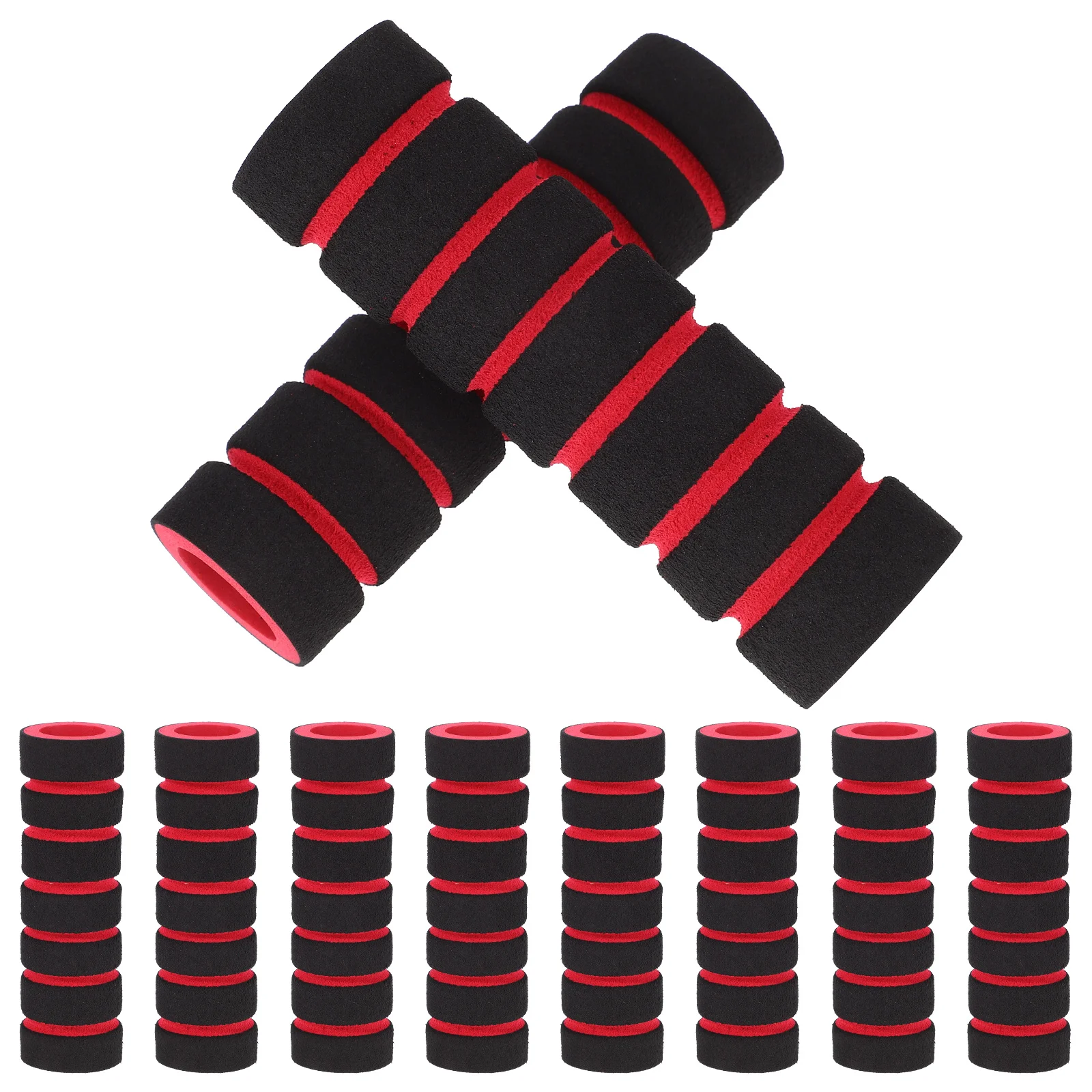 10 Pcs Fitness Equipment Sponge Cover Gym Exercise Replacement Parts Foot Pads Accessories Roller Rolling