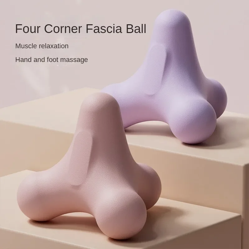 Four Corner Fascia Ball Plantar Ball Massage Shoulder Neck Waist Hand Muscles Lactate Exercise Relaxation Meridian Fitness Ball