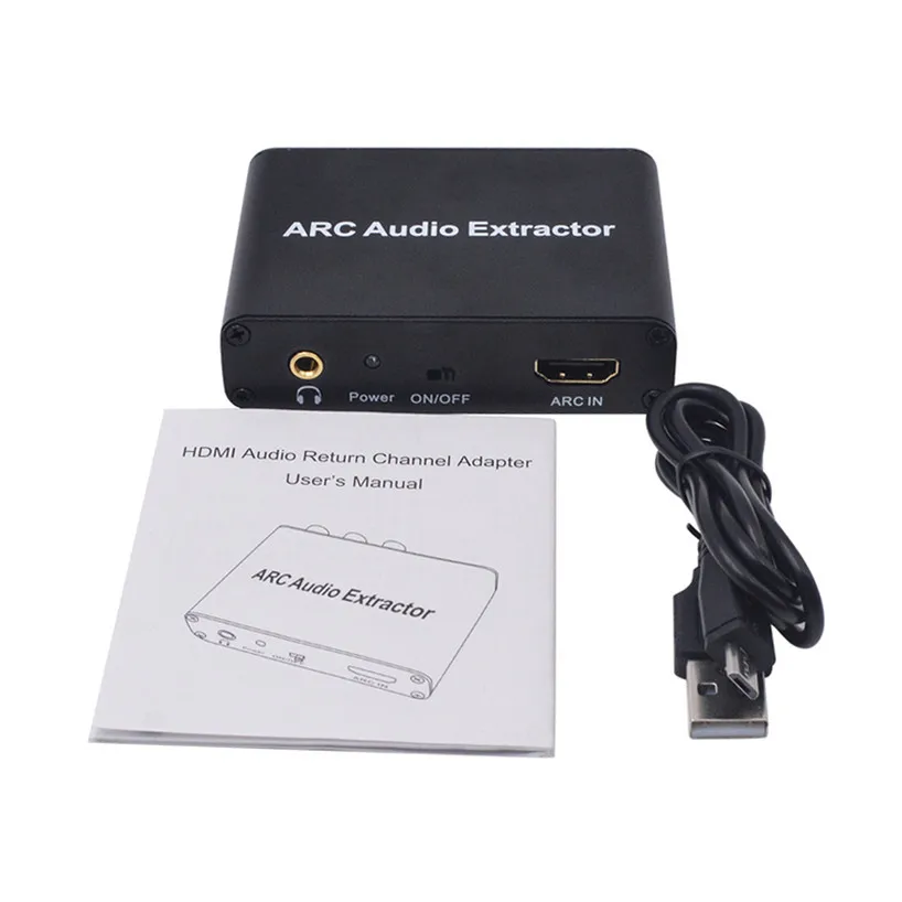 192KHz HDMI ARC Audio Extractor HDMI ARC zu koaxialen optischen Toslink Digital SPDIF Switch 3,5mm AUX Analog Audio Return Channel – Detail 10