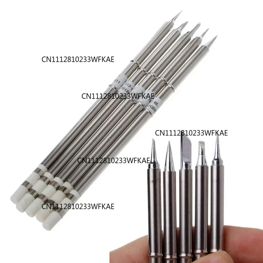 5 T12 soldering iron heads T12-ILS BC1 D24 K BL, for FX-9501/2027, 2028 HAKKO912 handles, self-made soldering table kit
