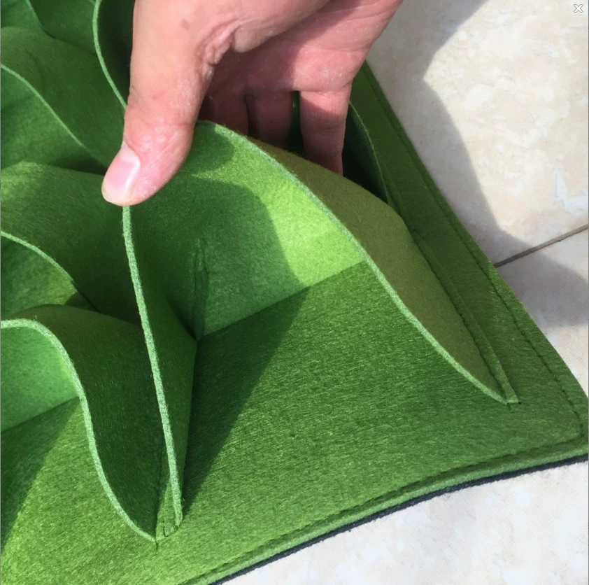 NEW Wall Hanging Pockets Planting Bags Flower Pot Home Garden Grow Bag Garden Planter Vertical Suculentas Plant Pot Home Decor gallery 4