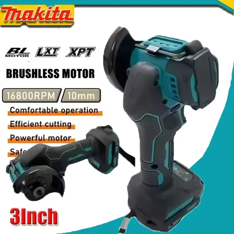 

Makita Cordless 3 Inch Angle Grinder Electric Cutting Circular Saw Power Tool for DIY And Professional Use