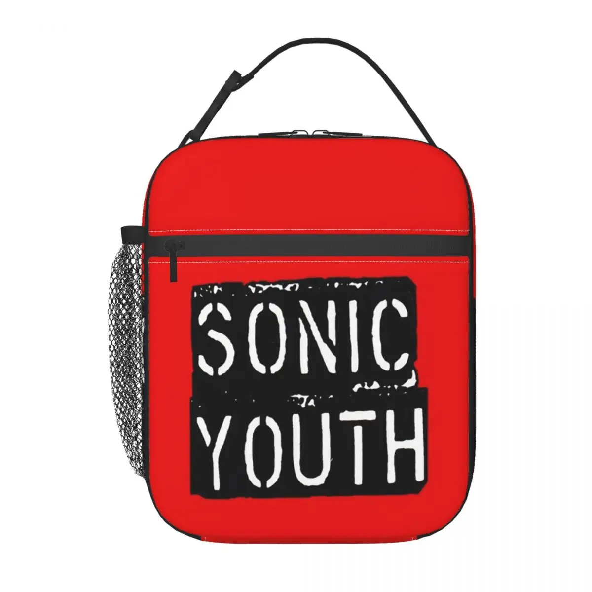 

Термосумка для обедов Sonic Youth Rock Band в стиле панк для женщин и детей, портативная термосумка для еды, сумка-тоут