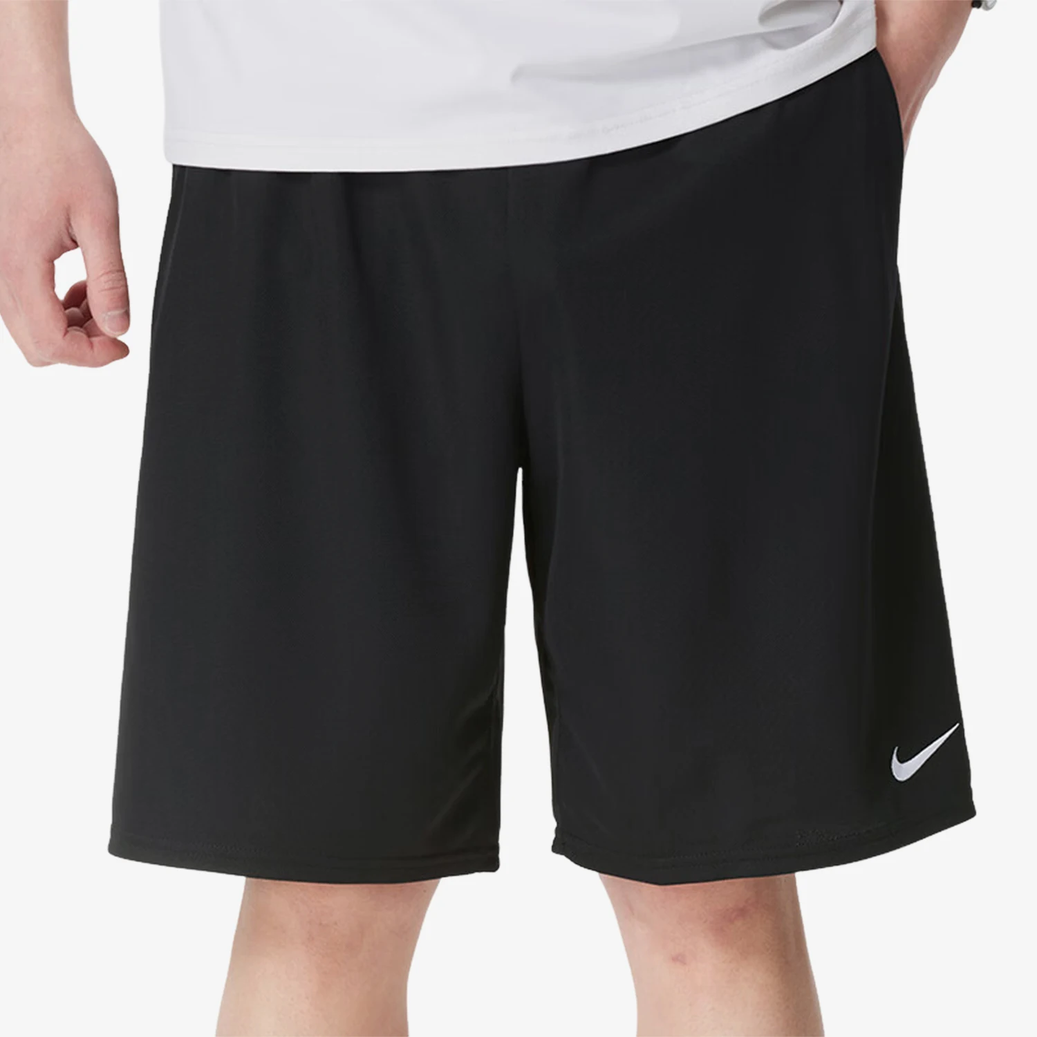 Nike genuine SwoshSwosh new men's black minimalist woven shorts IF2183-010