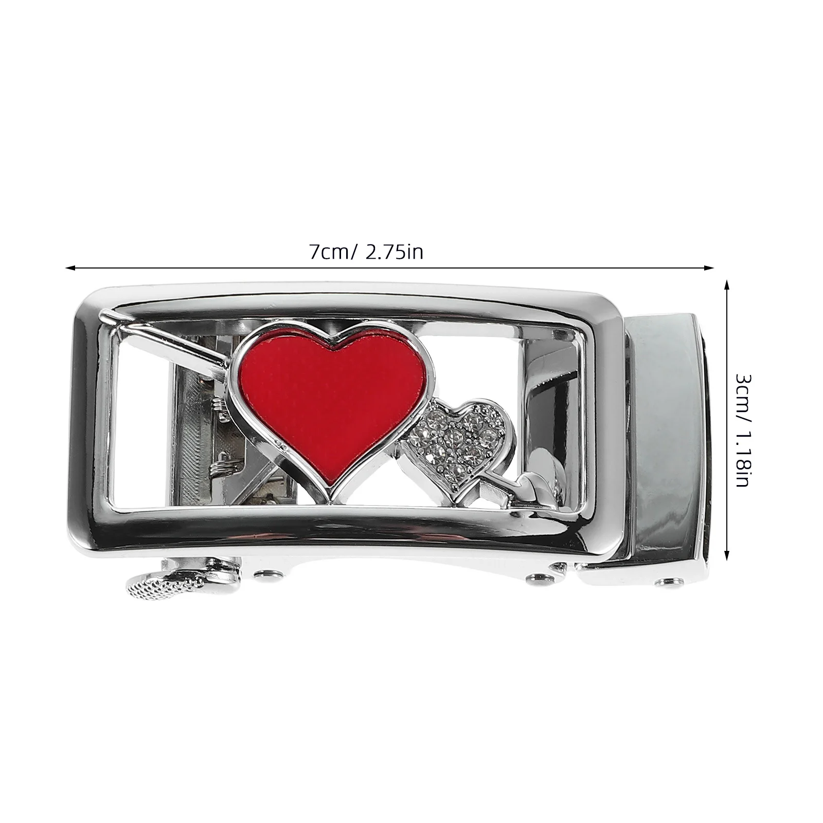 قفل نسائي مصنوع من خليط معدني بإبزيم تلقائي لفساتين الجينز والتنانير وحزام الخصر بقصة آمنة وحزام خصر بإبزيم