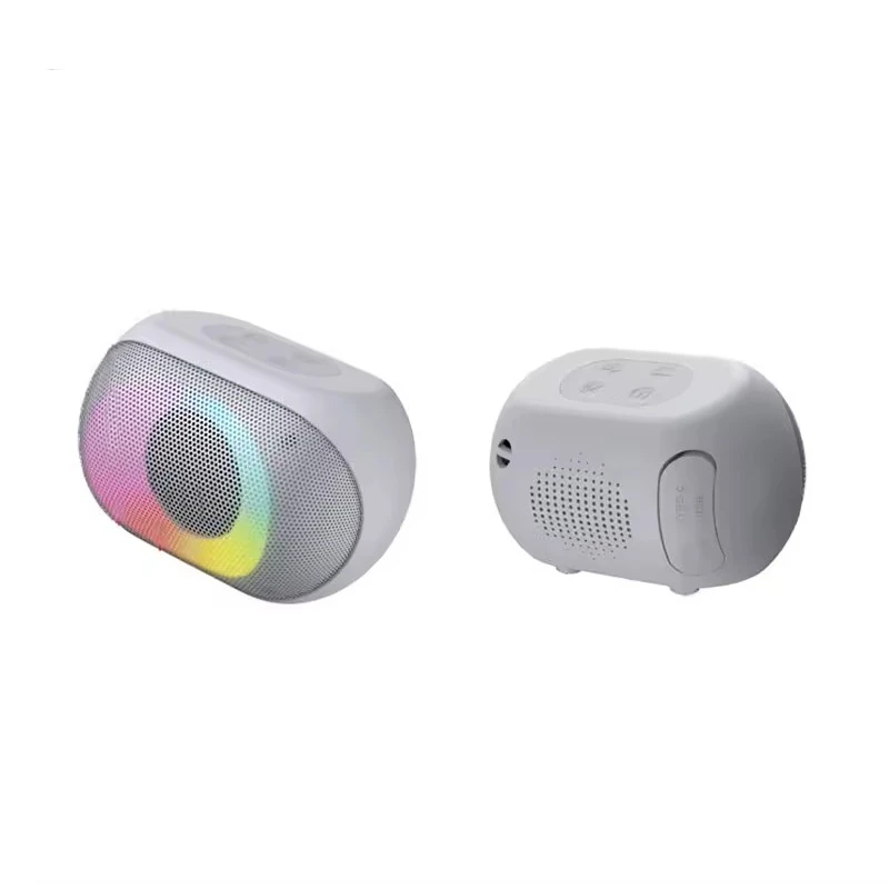 loud parlantes high quality with lights metal oval portable tws usb 10w mini aux bluetooth speaker wireless waterproof outdoor