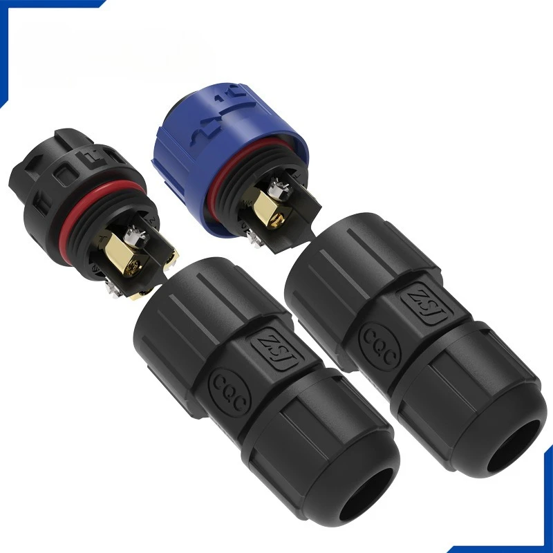 

M16 self-locking screw male and female assembly aviation plug UL certified AC/DC power input connector Push-pull quick card