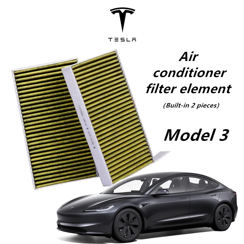 

Air conditioner filter element is used for Tesla Model3/Y, activated carbon, electric