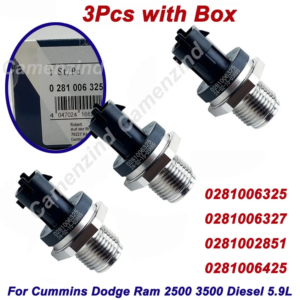 

3 шт. OEM 0281006325 0281006327 датчик давления в топливной рампе общий регулятор для FORD IVECO VW Созвездие доставка DODGE