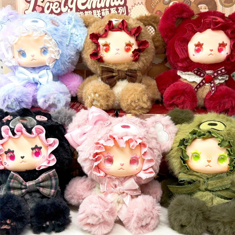 

Love Emma Bear Alliance Series Blind Box Cute Bear Vinyl Plush Surprise Bag Emma Pendants Mystery Box Cute Bear Anime Figure Toy