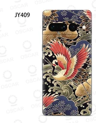 Colorful Decal Skin for Google Pixel 8 7 6 Pro 6A Back Screen Protector Film Cover Ultra Thin Wrap Modified Case Sticker