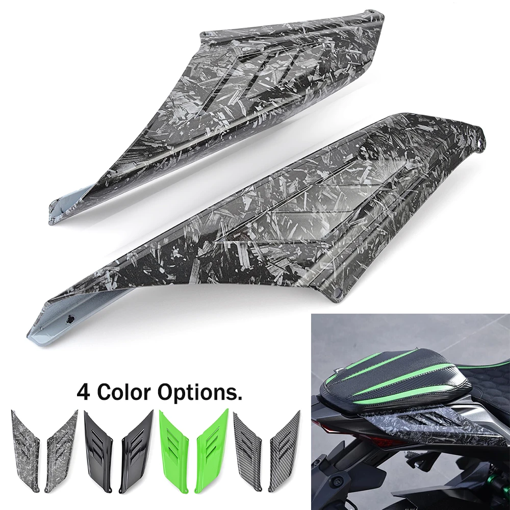 

For Kawasaki ZX-4R ZX-4RR 2023 2024 2025 Motorcycle Rear Spoiler Aerodynamic Winglet Fairing Kit ZX4R ZX4RR Rear Tail Wing