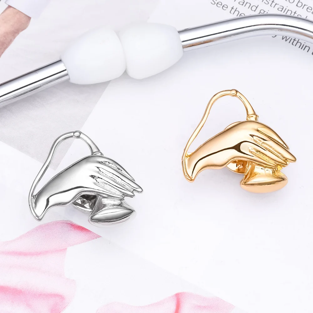 Medsor Creative Ultrasonic Sensor  Brooch Pin Medical Gynecology Obstetrics Badge  Jewelry Gift for Doctors Nurses  Mothers