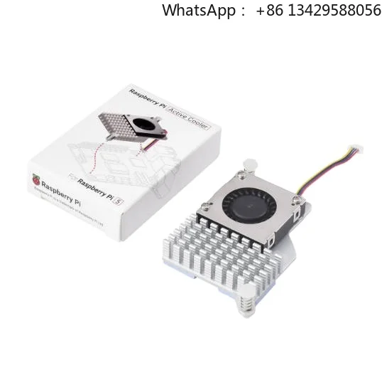 

Official Raspberry Pi Active Cooler for Raspberry Pi 5 Temperature-controlled Blower FanAluminium HeatsinkWith Thermal Tape
