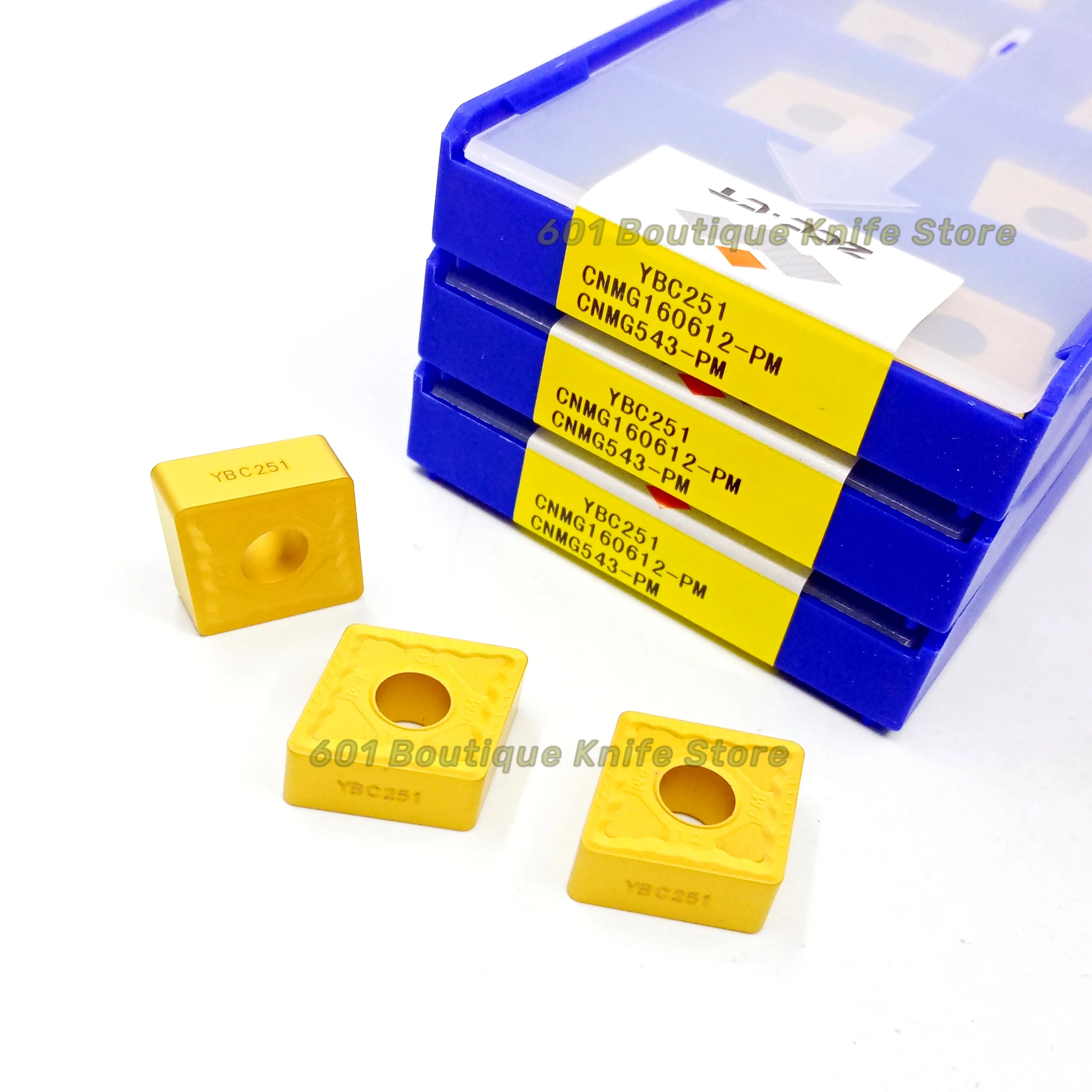 

Free Shipping 10pcs ZCC CT 100% original CNMG160612-PM YBC251 cutting inserts for turning carbide inserts,