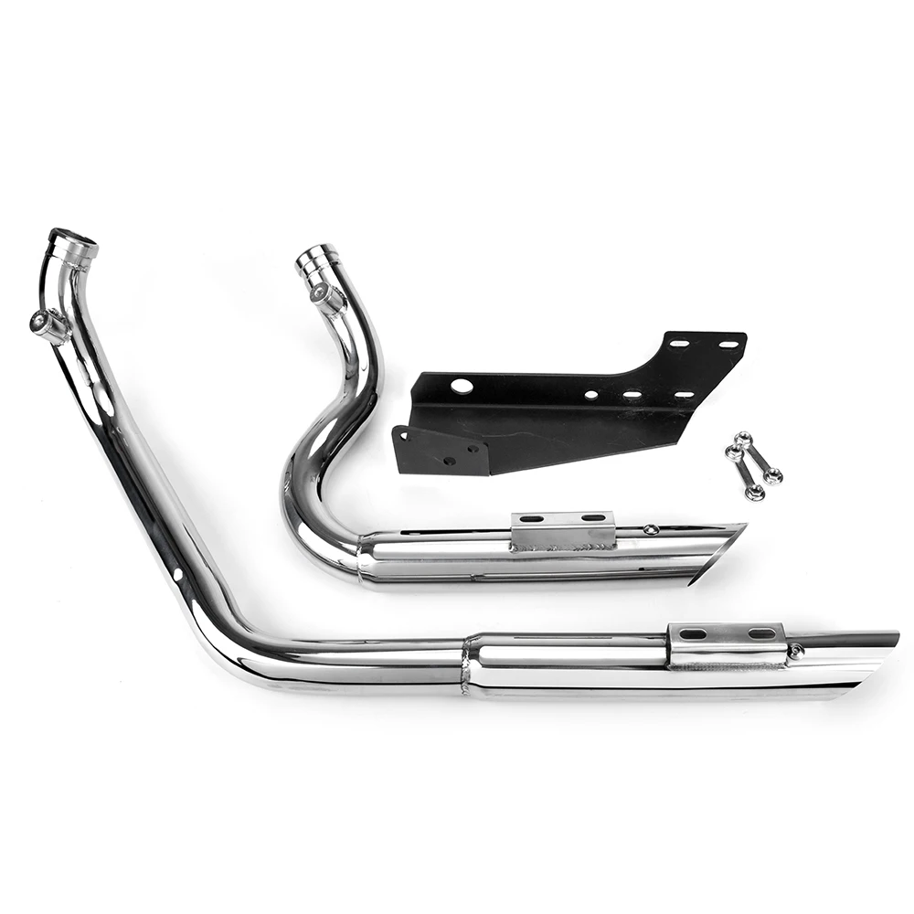 Motorcycle Exhaust Muffler Pipe Full Systems Stainless Steel Slip On For HD 883 / XL48 / 1200 2005 to 2018 Years