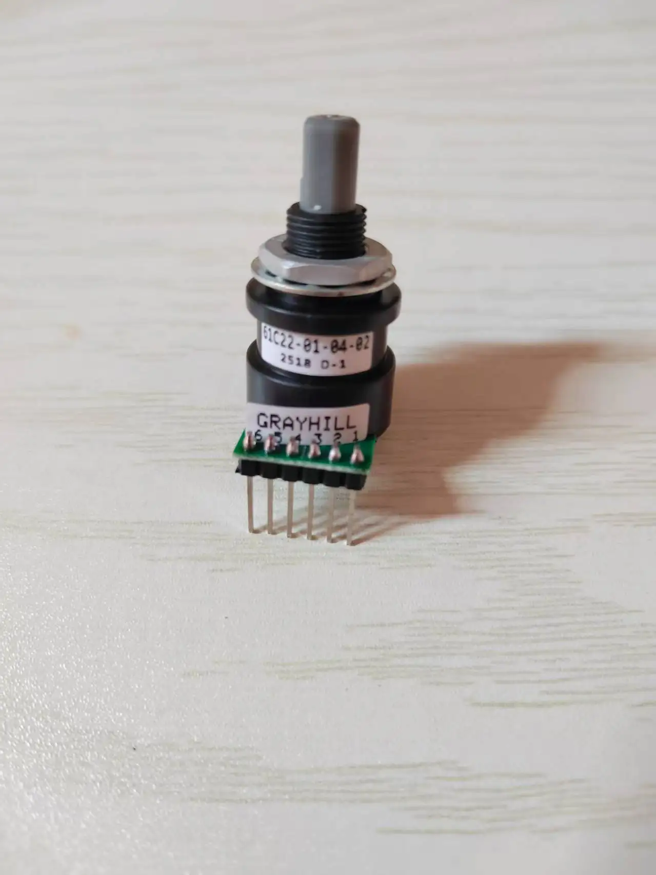 Совершенно новый фотоэлектрический энкодер Grayill 61C221-04-02, поворотный джойстик с ручкой, старая модель, черный пластиковый корпус